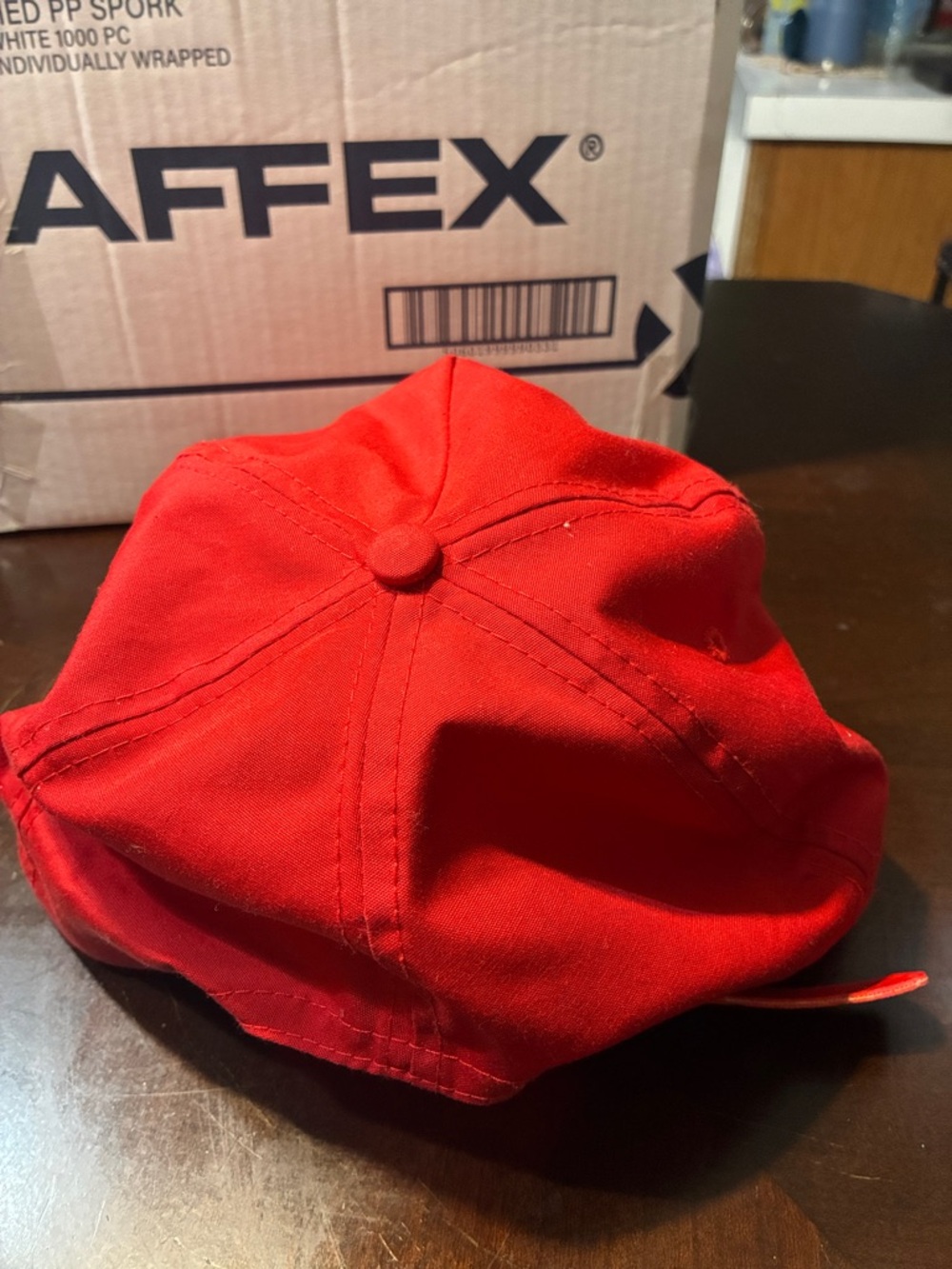AFF Red WCS Embroidered Rope-Trim Cap - Picture 4 of 11